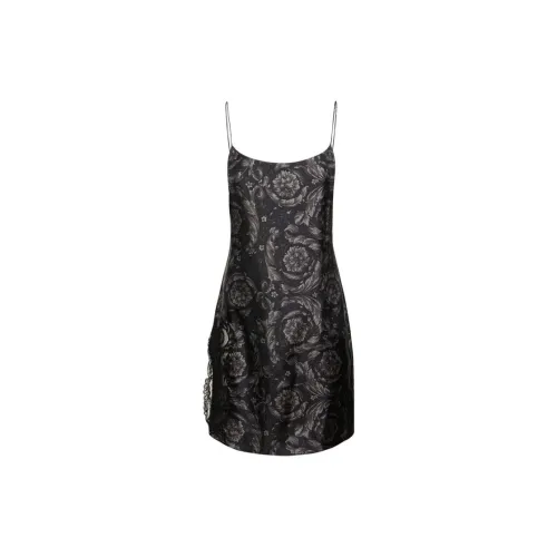 VERSACE Slip Dresses Women's Black