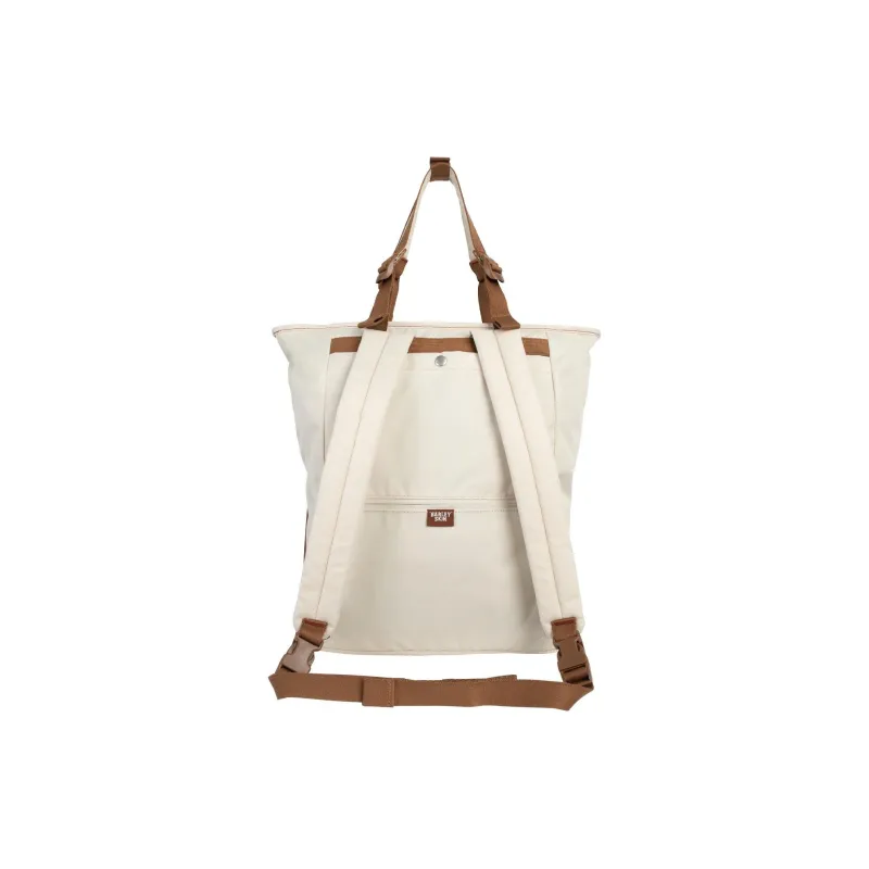Doughnut Recycled Polyester Handbag Backpack Unisex Stone Color-2