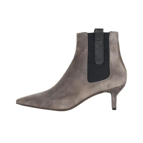 Brunello Cucinelli Chelsea Boots Women's Gray