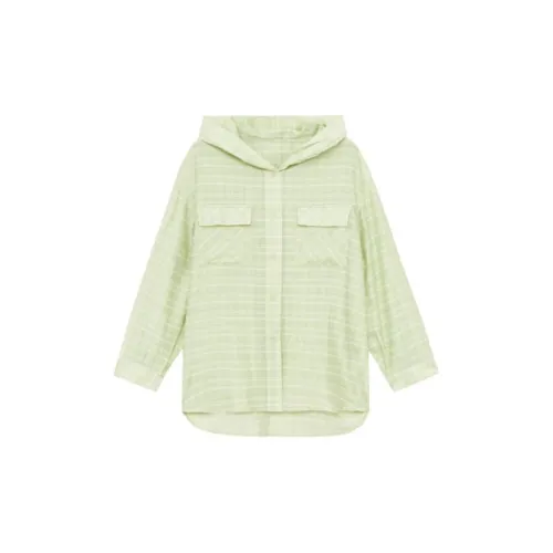 Asuka and new sake Sun Protection Clothing Women's Light Green MG01