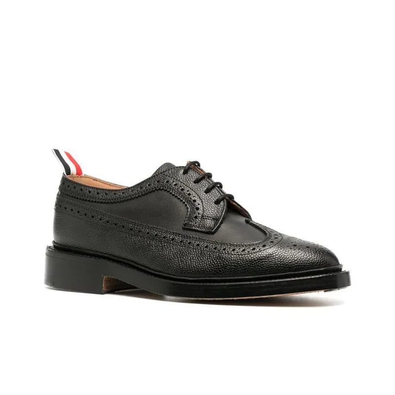 THOM BROWNE Pebbled Longwing Brogues-2