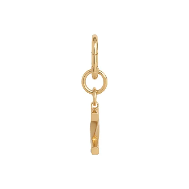 CELINE Brass Keychain Bag Accessory Women's Gold-2