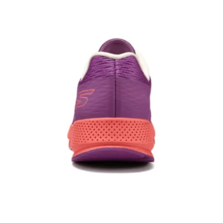 Skechers Cushioning Anti Slip And Wear Resistant Low Top Running Shoes Women's Fuchsia-4