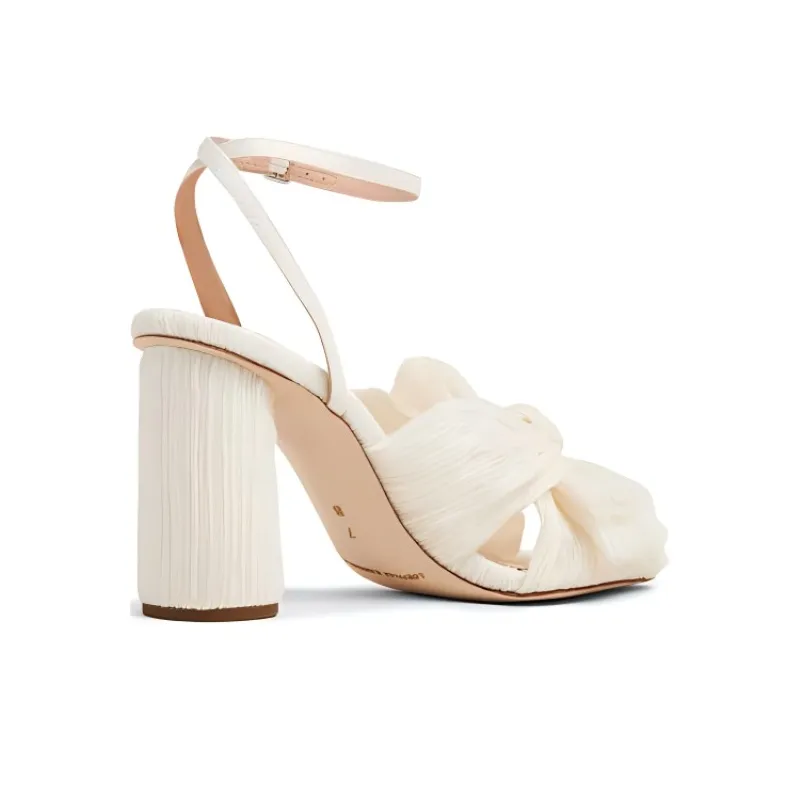 Loeffler Randall Strap Sandals Women's White-2