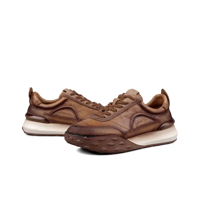 LOHAN·SIR Rhythm Series Lightweight Wear Resistant And Slip Resistant Low Top Casual Shoes Men's-10