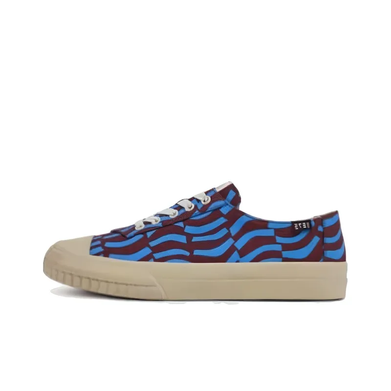 CAMPER Camaleon Low Top Canvas Shoes Women's Blue-0