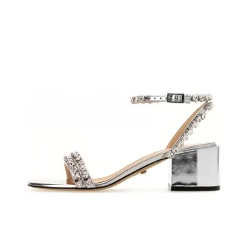 MACH & MACH Audrey 55mm Metallic Sandals
