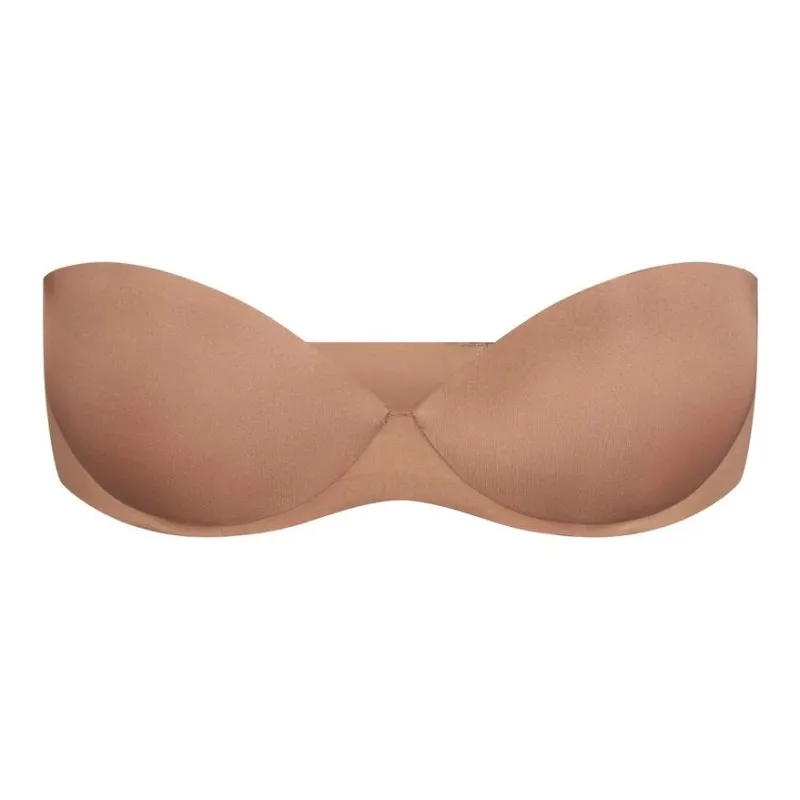 SKIMS ULTIMATE BRA STRAPLESS PUSH UP BRA Women's SIENNA/Ochre-0