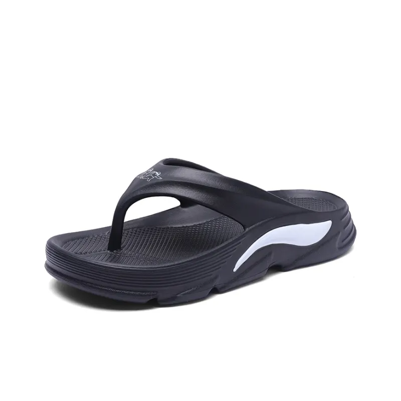 Paco Races PACORUN Flip Flops Unisex Black-1