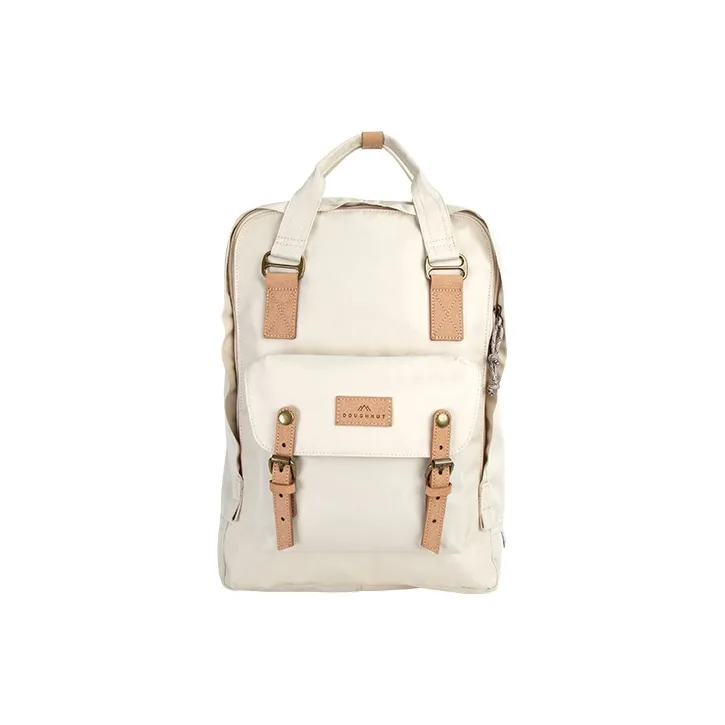 Doughnut Recycled Polyester Backpack Large Size Unisex Stone Color-0