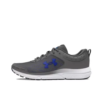 Under Armour Charged Assert 10 Slip Resistant Low Top Running Shoes Men's Gray Blue