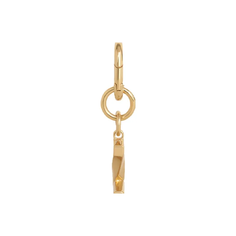 CELINE Brass Keychain Bag Accessory Women's Gold-3