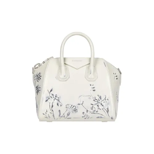 GIVENCHY Antigona Calfskin Shoulder Bag Crossbody Bag Handbag Mini Women's Ivory White