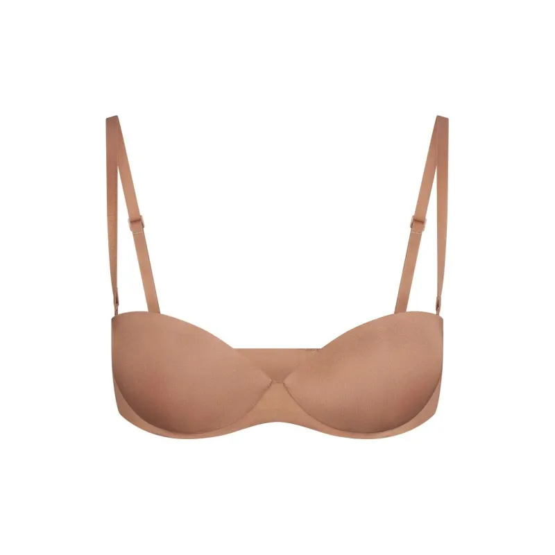 SKIMS ULTIMATE BRA STRAPLESS PUSH UP BRA Women's SIENNA/Ochre-1