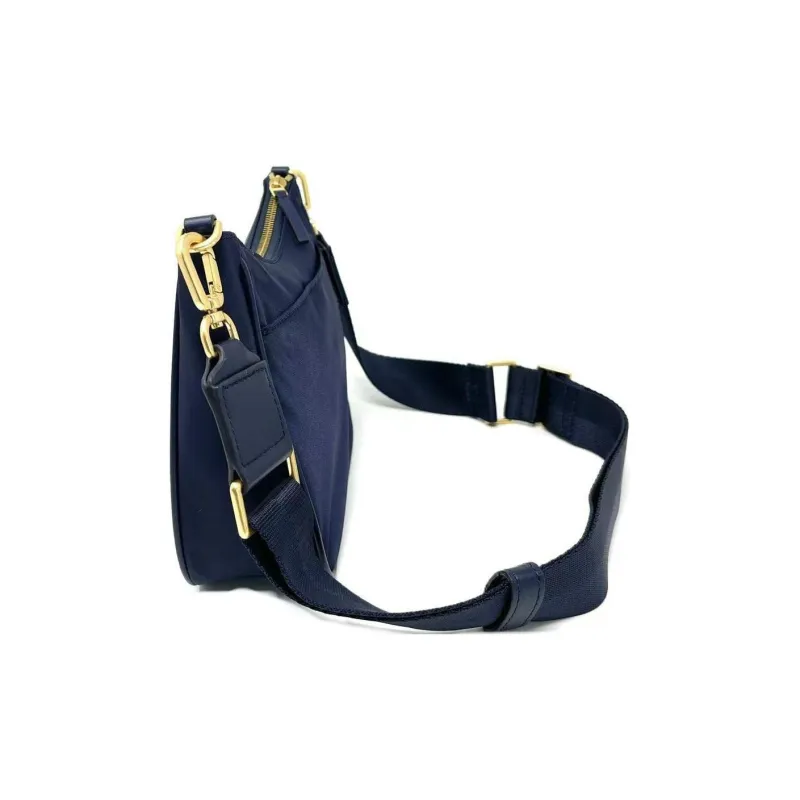 TORY BURCH Nylon Crossbody Bag, Shoulder Bag Women's Blue-3