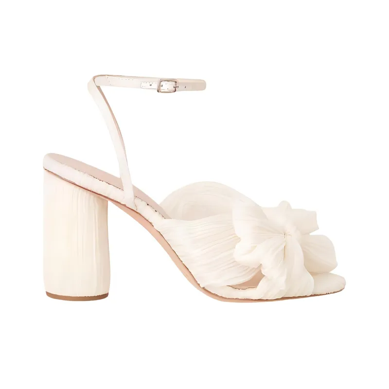 Loeffler Randall Strap Sandals Women's White-1