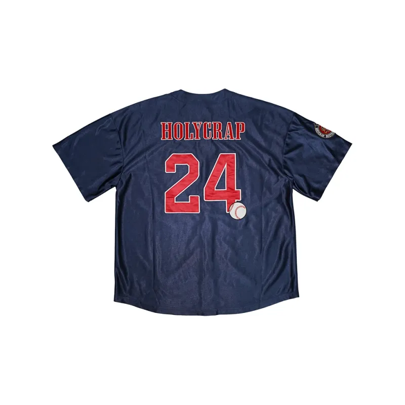 Holycrap T Shirt Unisex Navy Blue-1