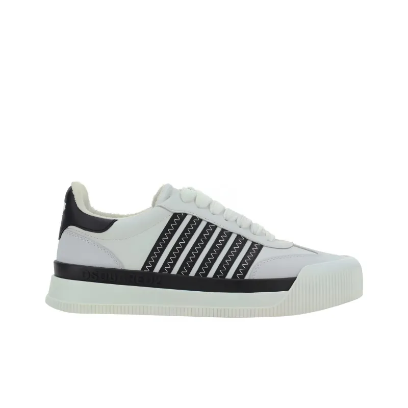 DSQUARED 2 Striped Round Toe Sneakers Women's-1