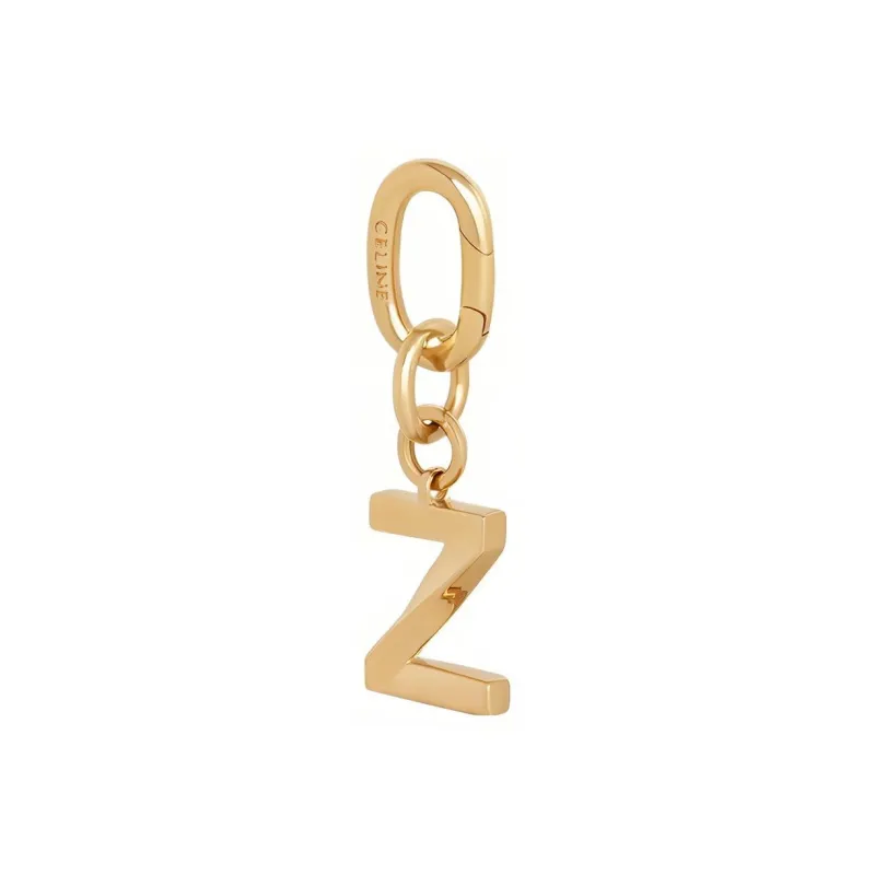 CELINE Brass Keychain Bag Accessory Women's Gold-1