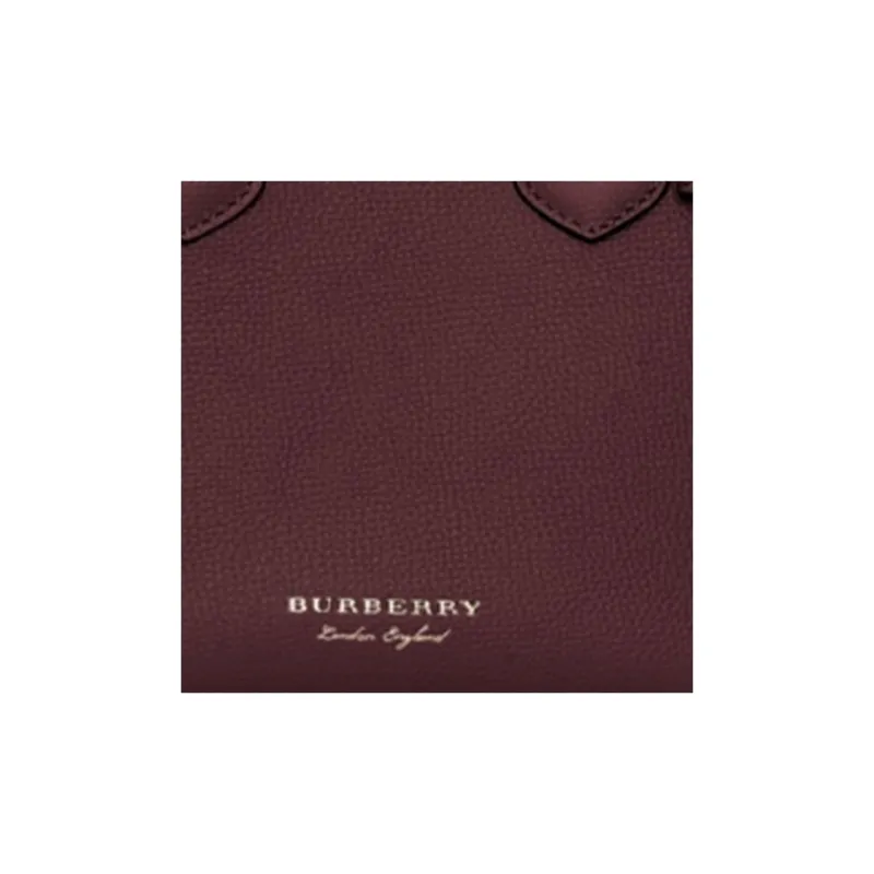 Burberry The Banner Series Cow Leather Shoulder Bag Crossbody Bag Handbag Small Size Women's Russet-3