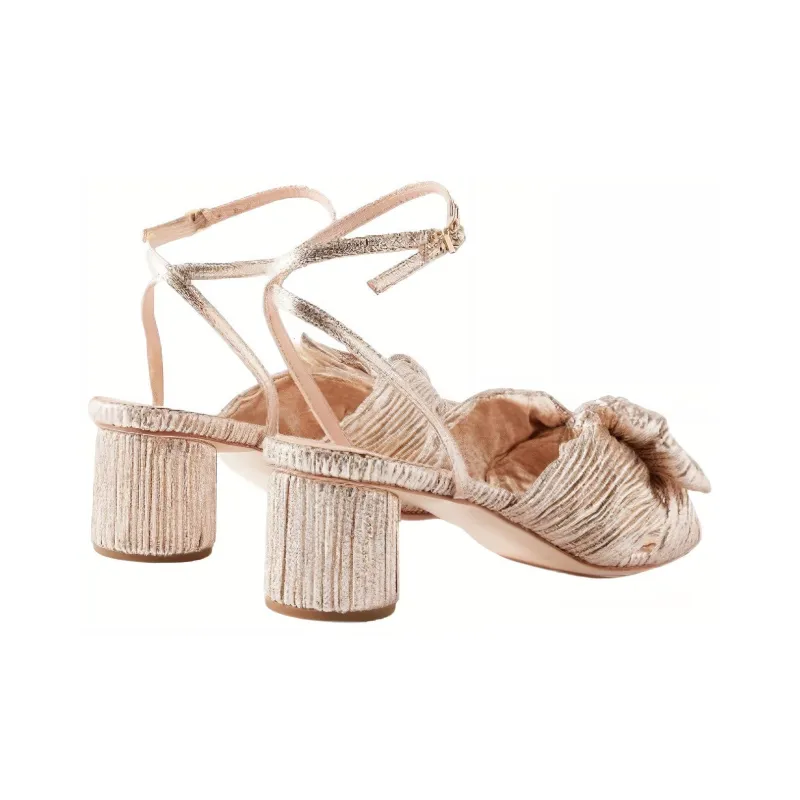 Loeffler Randall Strap Sandals Women's Gold-3