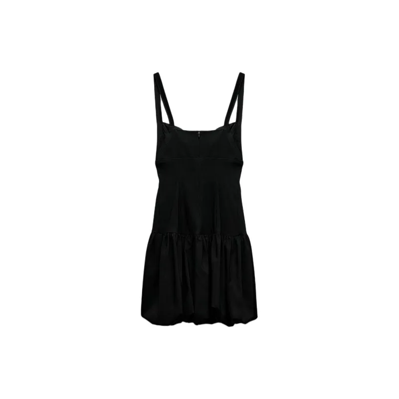 ZARA Slip Dresses Women's Black-1