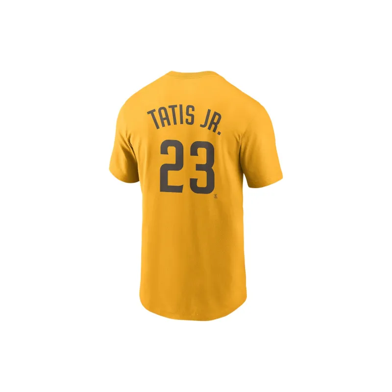 Nike MLB San Diego Padres Fernando Tatis Jr. T-Shirt Men's Gold-1