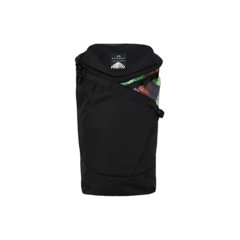 Doughnut PRMTVO Collaboration Recycled Polyester Backpack Large Size Unisex Black & Multicolor-0