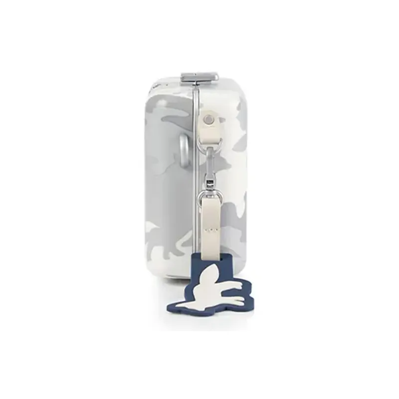 SAMSONITE MAISON KITSUNE Collaboration Polycarbonate Shoulder Bag Crossbody Bag Small Size Men's White-1