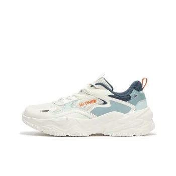 361° Ode Anti-Slip And Wear-Resistant Breathable Low-Top Casual Shoes Misty Blue Yarn