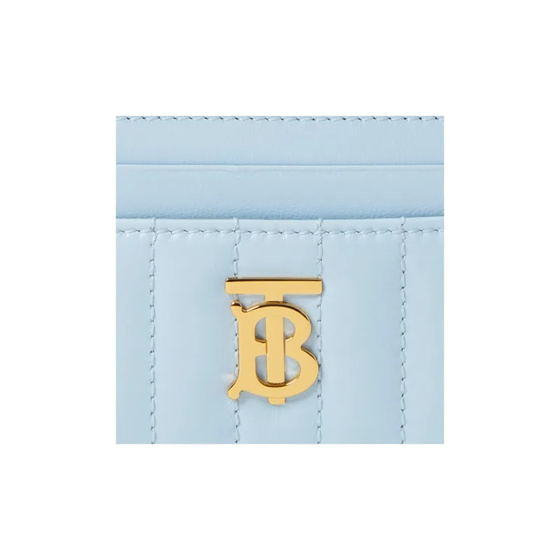 Burberry Quilted Lola Card Holder Blue-4