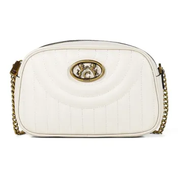 COOGI Cow Leather Camera Bag Shoulder Bag Crossbody Bag Women's White/Red