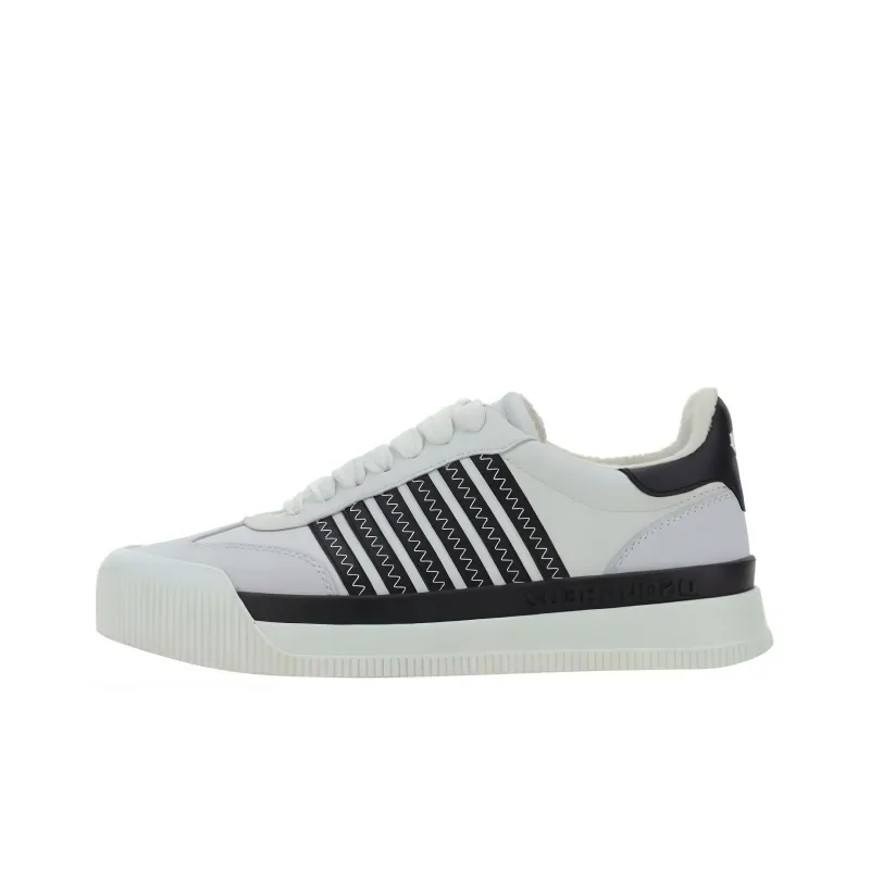 DSQUARED 2 Striped Round Toe Sneakers Women's-0