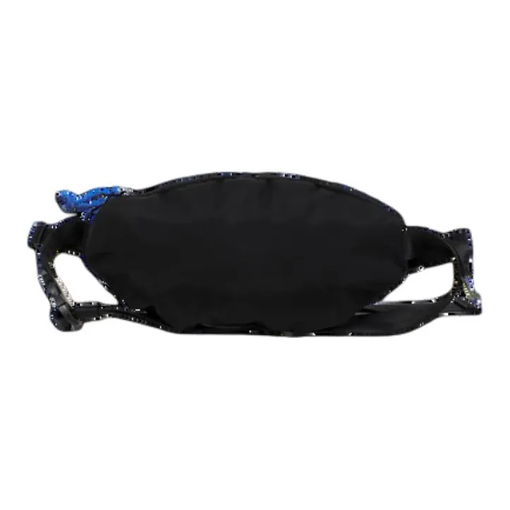 Doughnut Nylon Crossbody Bag, Fanny Pack Unisex Black-2