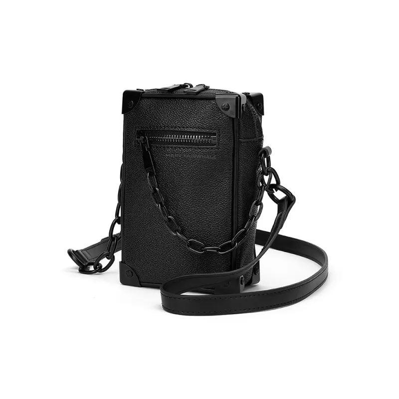 FAIRWHALE PVC Shoulder Bag Crossbody Bag Chain Bag Unisex-1