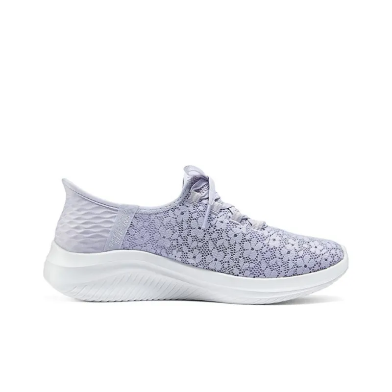 Skechers Breathable Low Top Casual Shoes Women's Purple-1