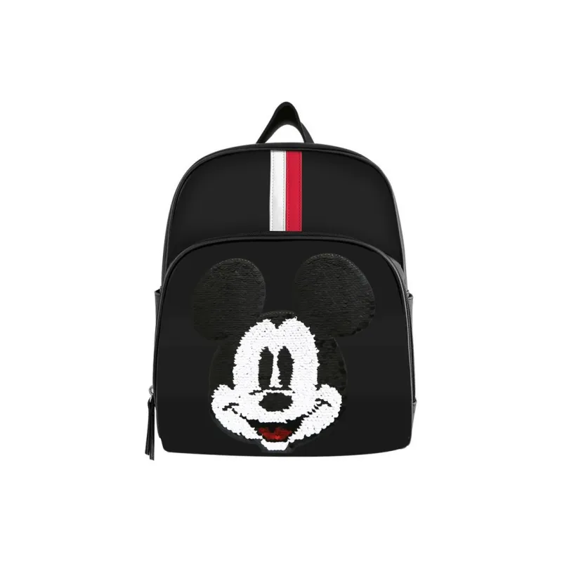 Disney Polyester Backpack Maternity Bag Shoulder Bag Unisex Black-0