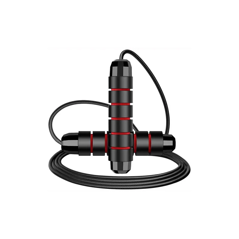 ELFBEAUTY Aerobic Fat Reduction Non Countable Jump Ropes Adults Instant Noodle Controller PVC Steel Wire Rope-2