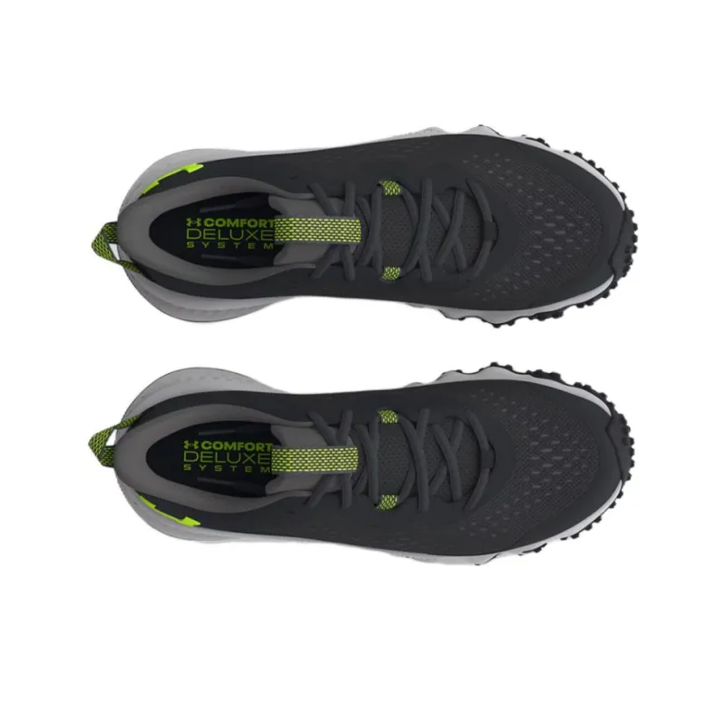Under Armour Charged Maven Cushioning Wear-Resistant Low-Top Running Shoes Women's Black White-3