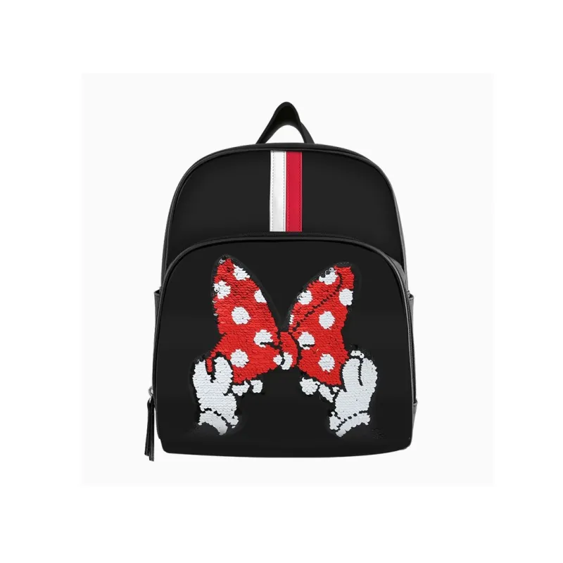 Disney Polyester Backpack Maternity Bag Shoulder Bag Unisex Black-3