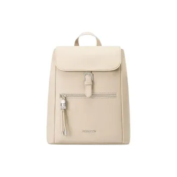 SAMSONITE Synthetic Leather Backpack Women's Beige