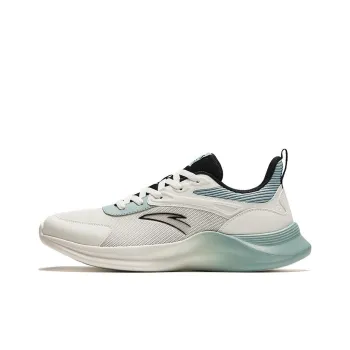 Anta Running Collection Cushioning, Slip Resistant, Abrasion Resistant, Balance Low Top Running Shoes Men's White Blue