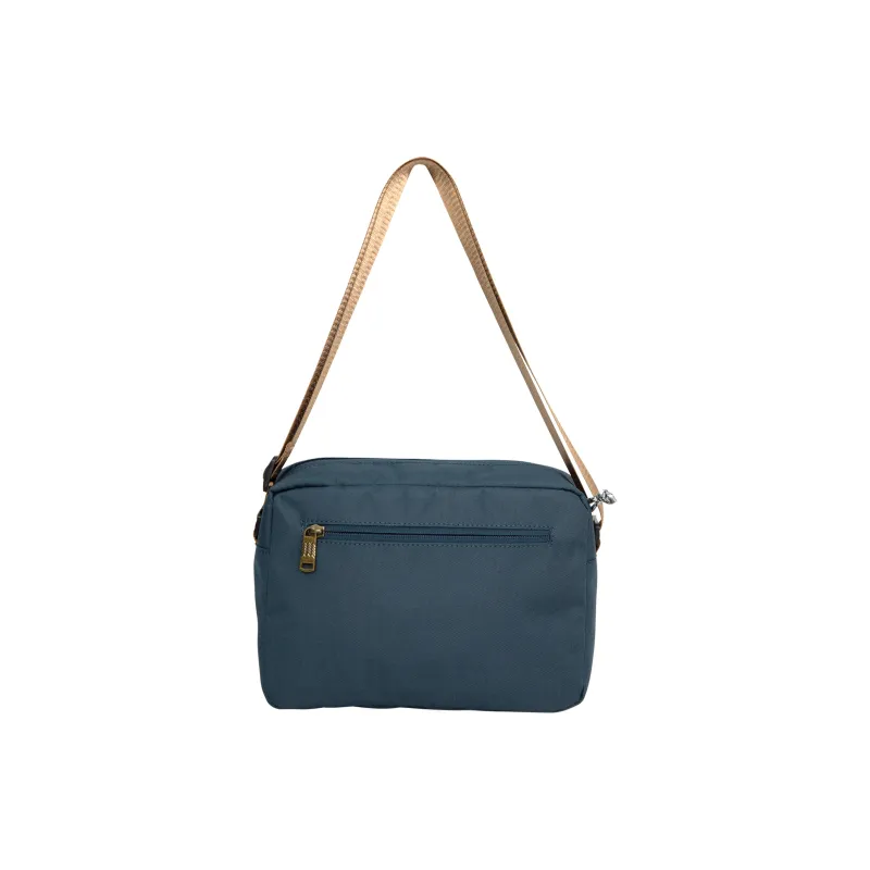 Doughnut Recycled Polyester Shoulder Bag, Crossbody Bag Unisex Lake Blue-4