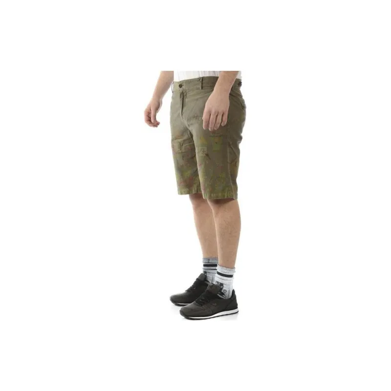 DANIELE ALESSANDRINI Casual Shorts Men's Green-3