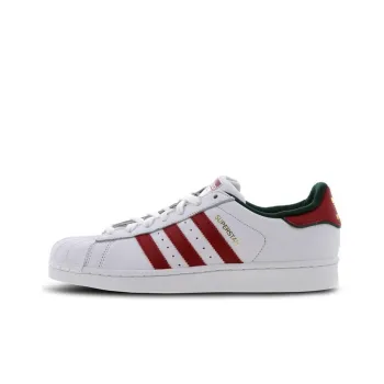 Adidas Originals Superstar Shoes 'White University Red Green'