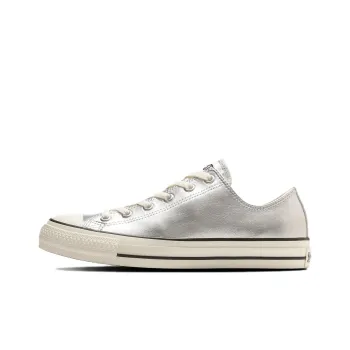 Converse All Star Cushioning Lightweight Low-Top Skateboard Shoes Unisex Silver White Japan Version