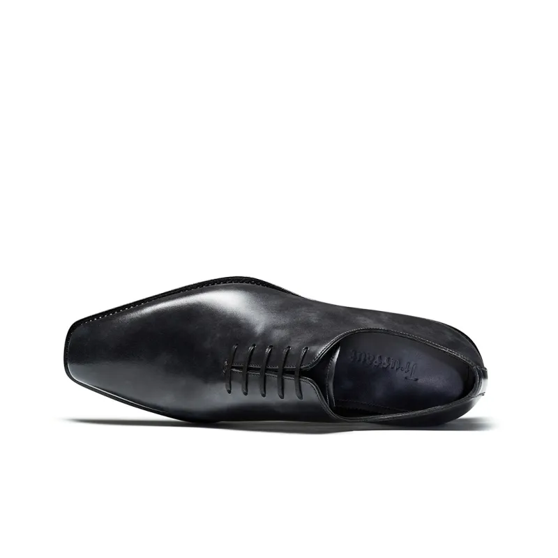 TRUFFAUT One Piece Museum Leather Oxford Shoes Dress Shoes Men's-3