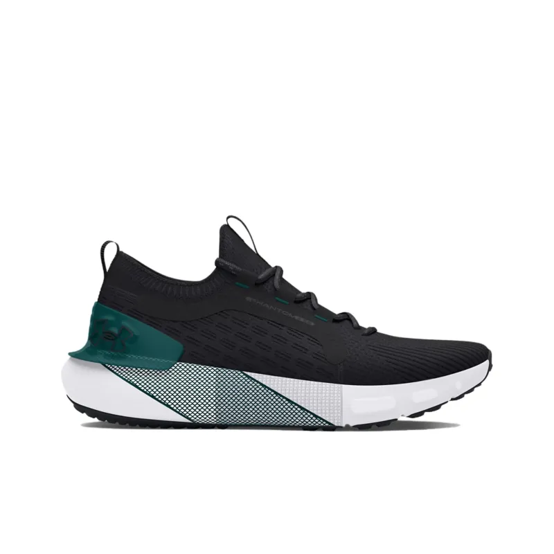Under Armour HOVR Phantom 3 Slip Resistant Low Top Running Shoes Men's Black Green-1
