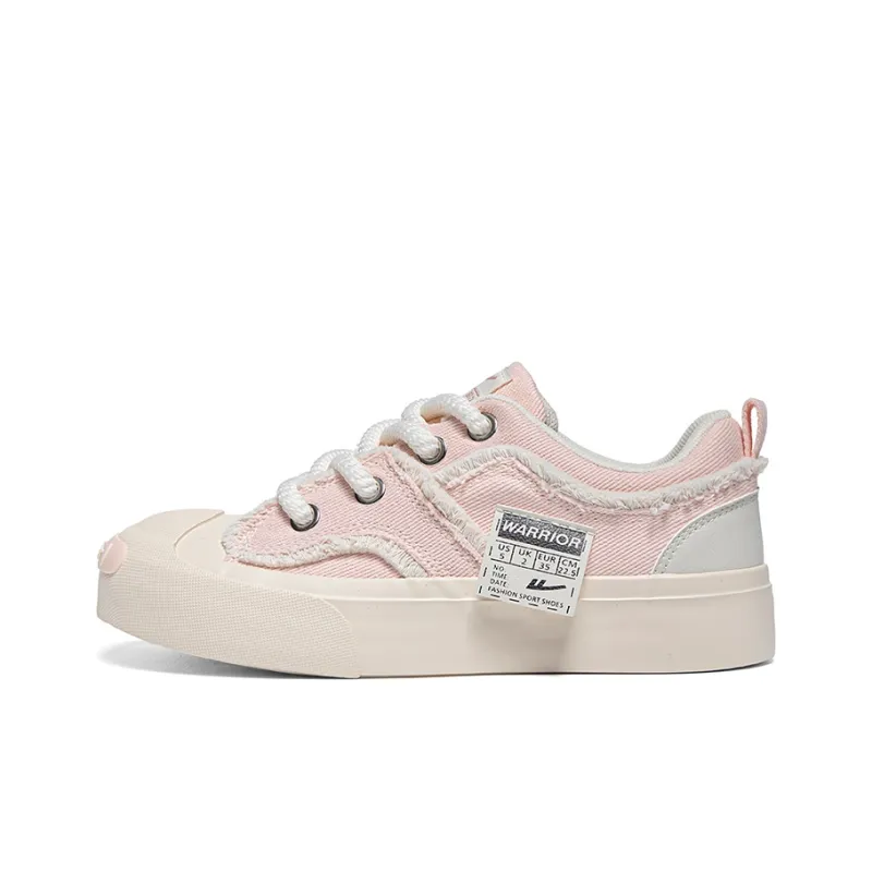 Warrior Durable Lightweight And Breathable Low Top Canvas Shoes Women's Pink-0