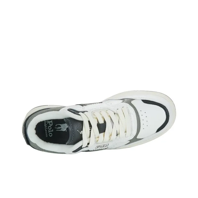 Polo Ralph Lauren Skateboard Shoes Men's White-2